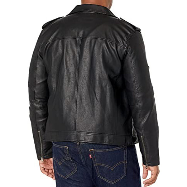 Men's Real Leather Motorcycle Jacket