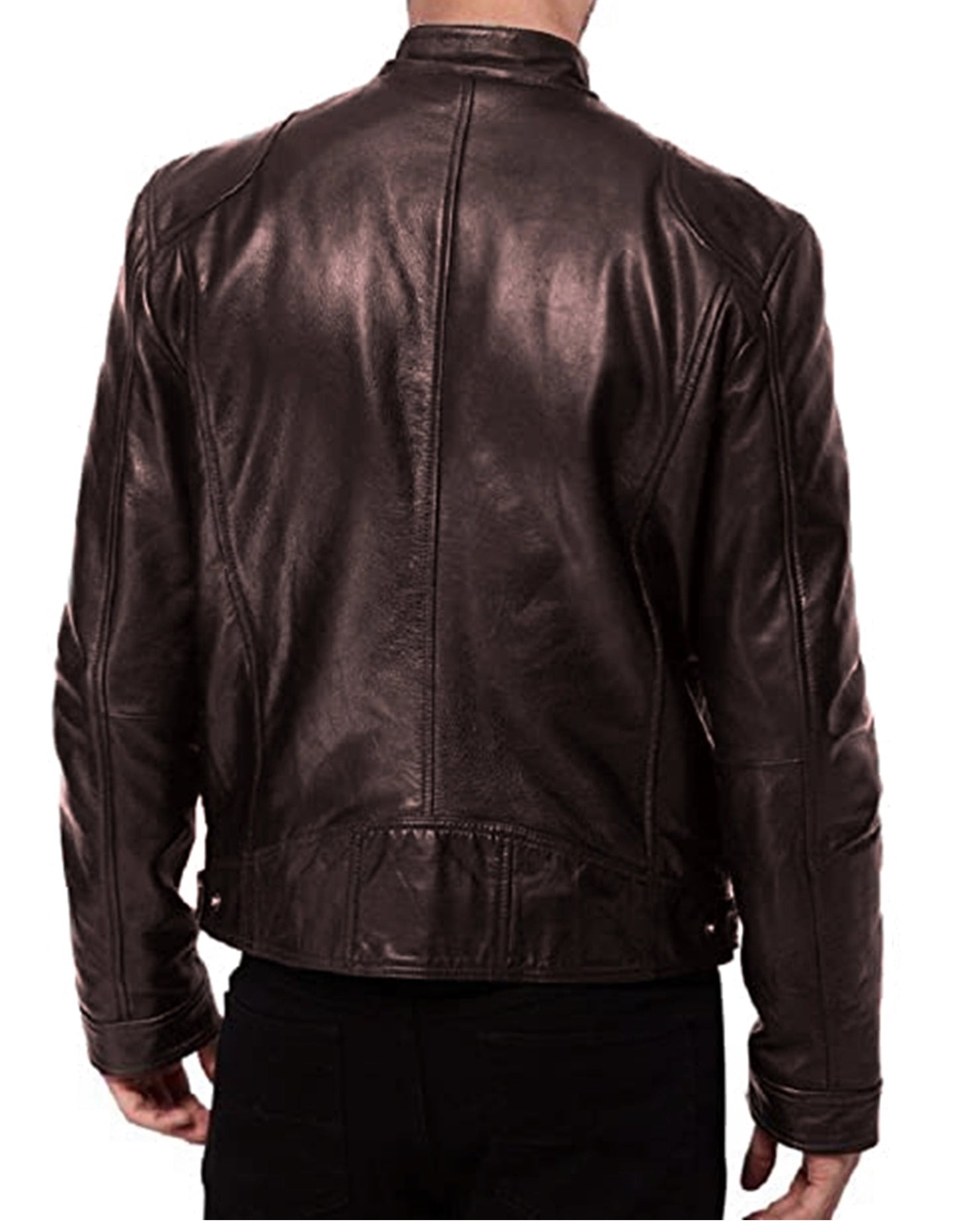 Brown Leather Jacket Men