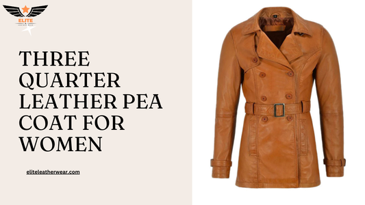 Stylish Leather Peacoat for Women: Trendy and Timeless Outerwear