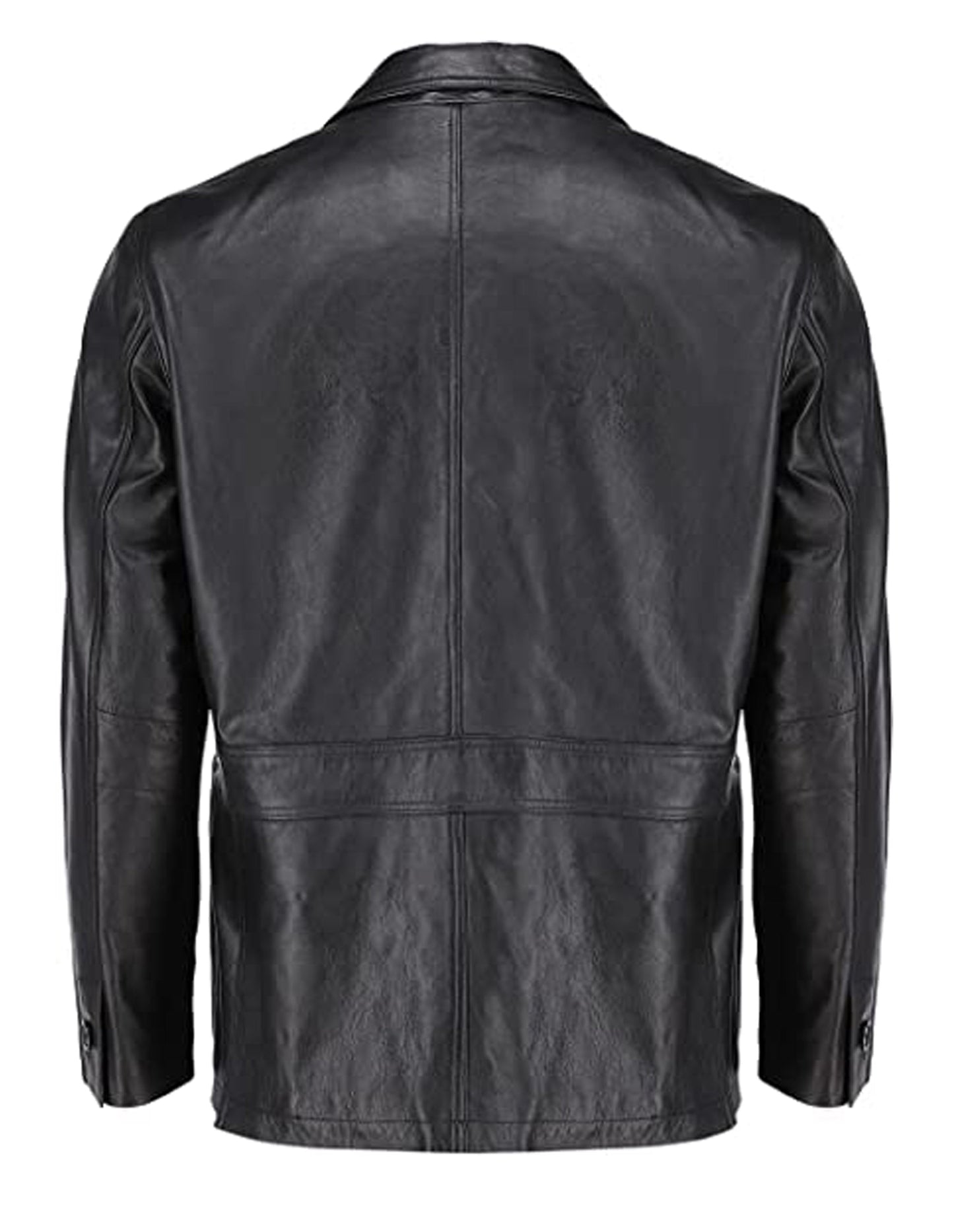 Genuine Leather Blazer Men