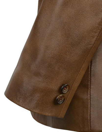 Brown Vintage For Mens Classic Leather