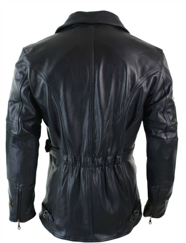 Men s Double Breasted Leather Motorcycle Coats